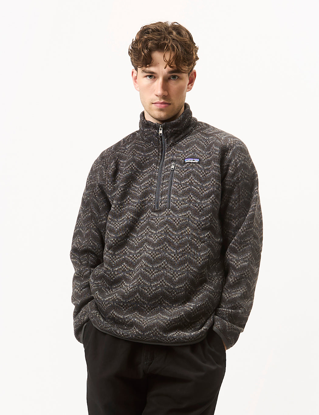 Pata 1/4 Zip Island Escape:  Better Sweater - Forge Grey