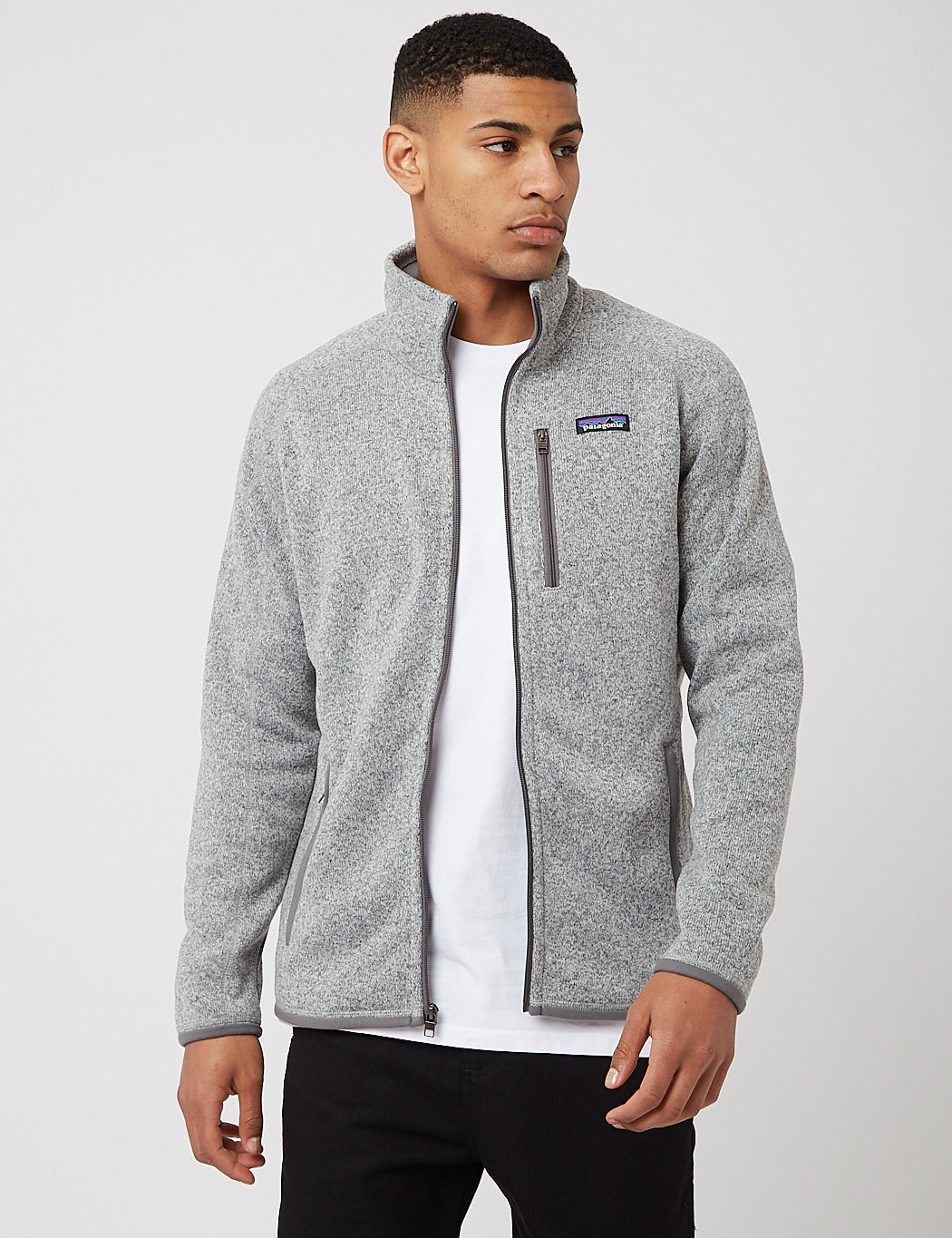 Pata Better Sweater Jacket  - Stonewash Grey