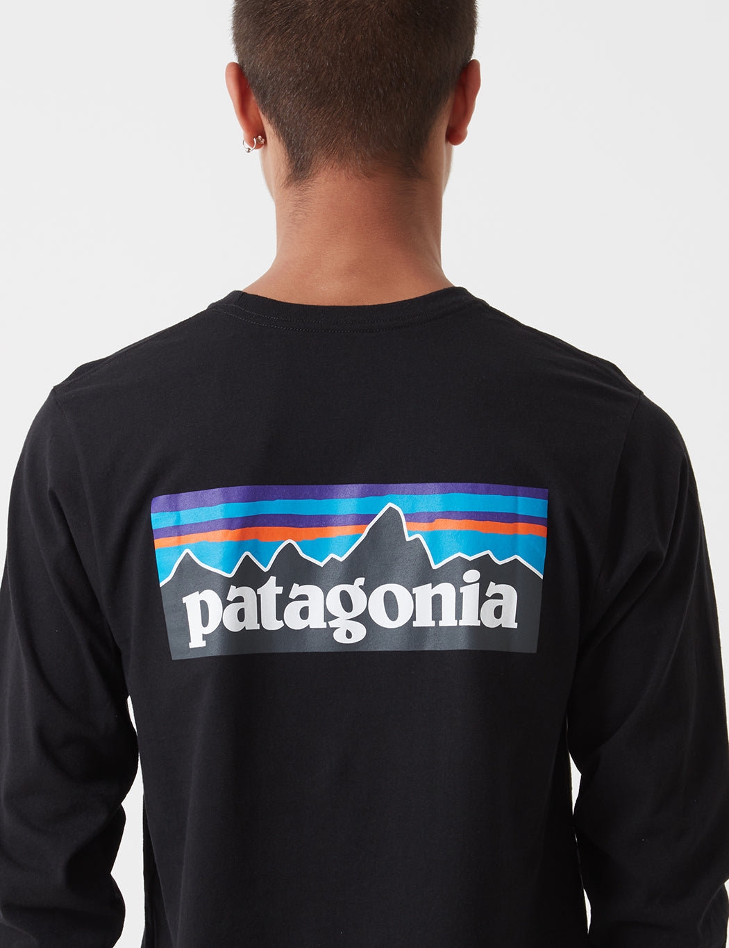 Pata P-6 Logo Responsibili-Tee Long Sleeved T-Shirt - Black