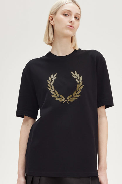 Metallic Laurel Wreath T-Shirt