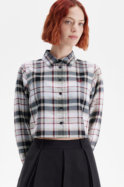 Cropped Check Shirt