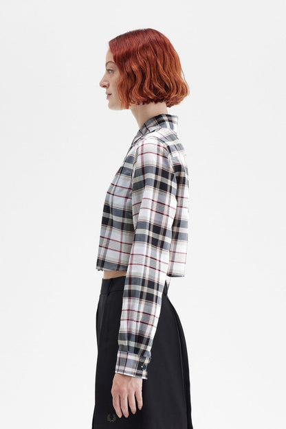 Cropped Check Shirt