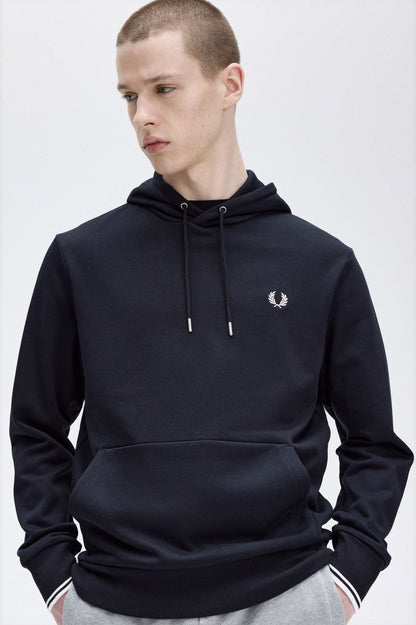 Tipped Hooded Sweatshirt