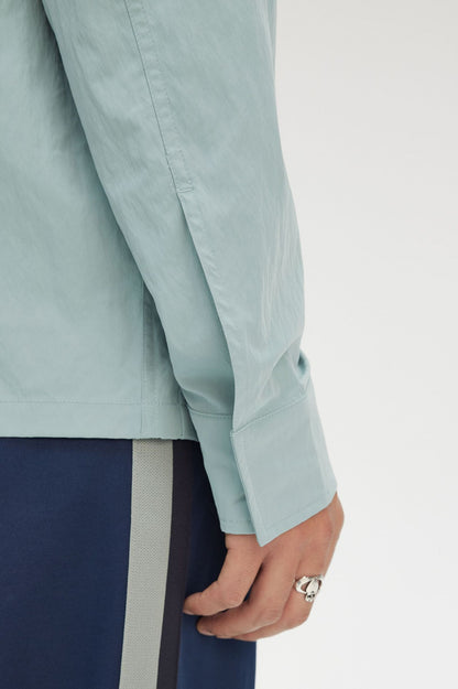 Textured Zip-Through Overshirt