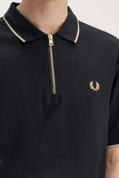 Crepe Pique Polo Shirt