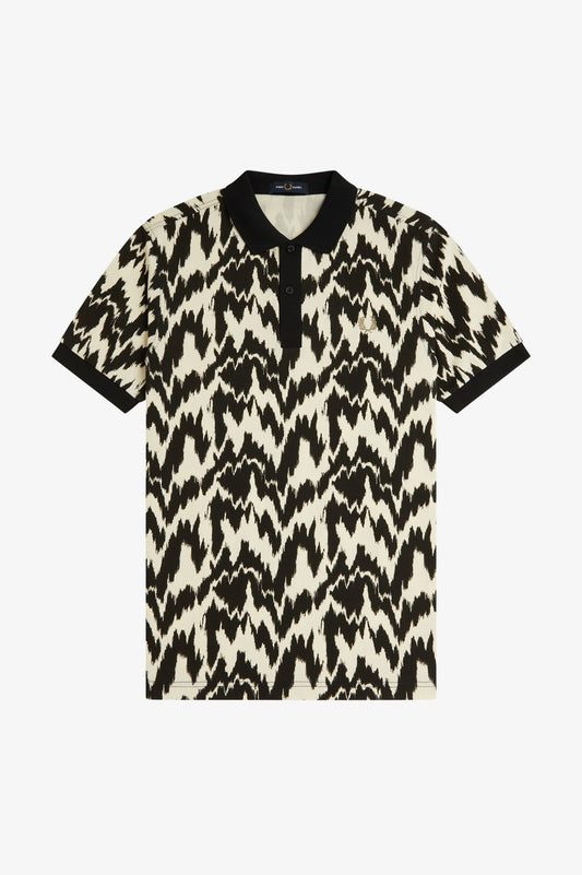 Animal Print Polo Shirt