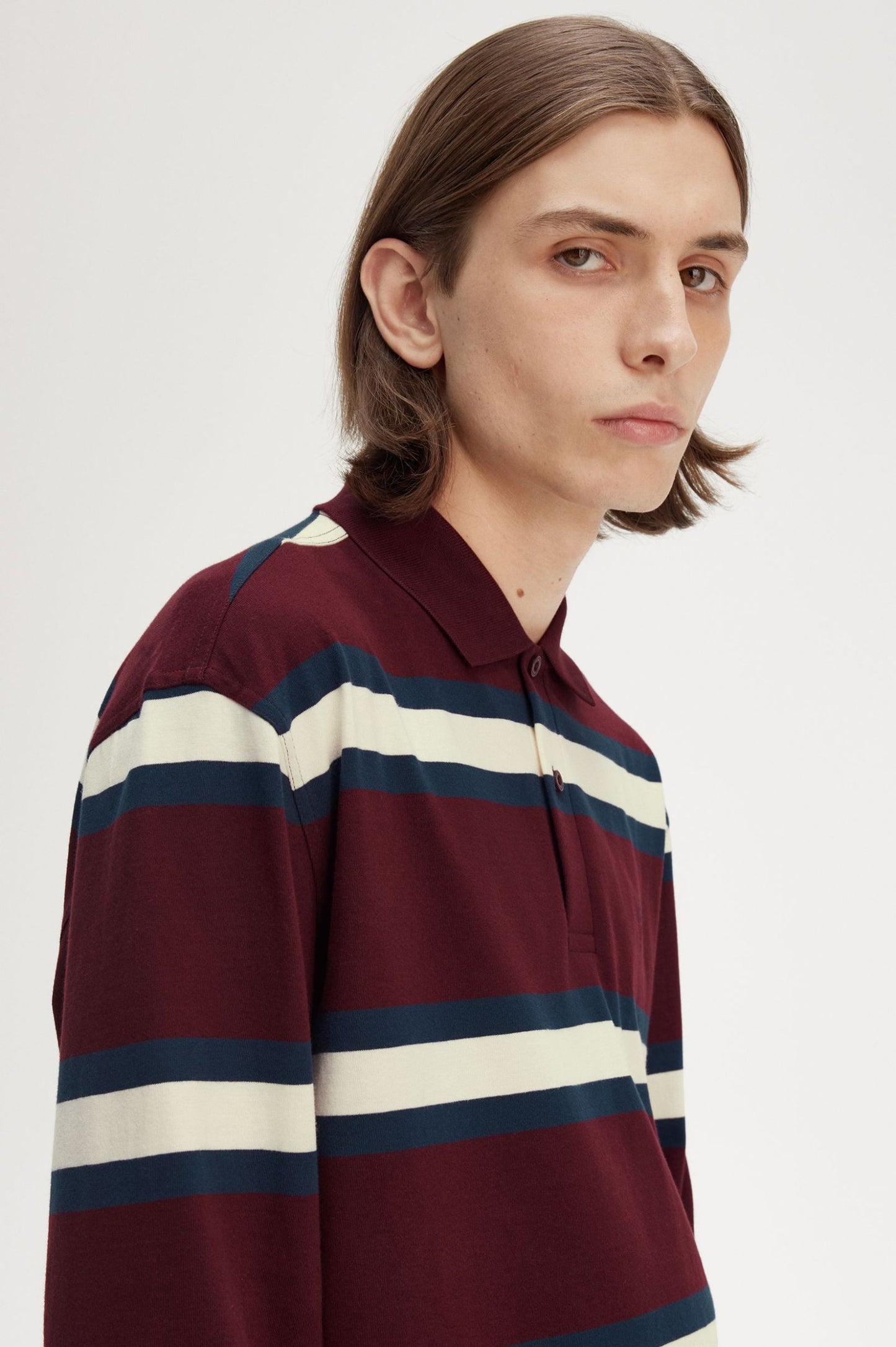 Jersey Stripe Polo Shirt