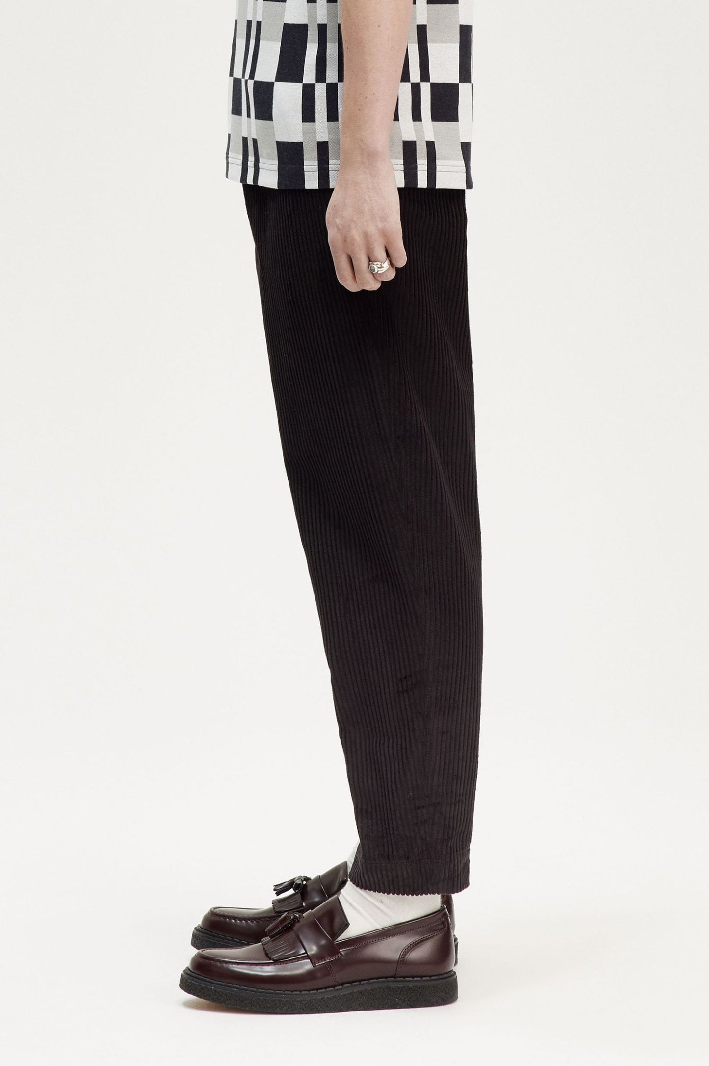 Corduroy Tapered Trousers